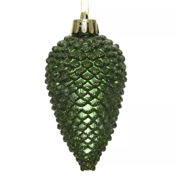 6er Set Zapfen Anh�nger Alpin Tannengr�n