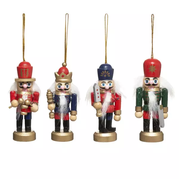 Anh�nger-Set 4-tlg Nussknacker Mehrfarbig