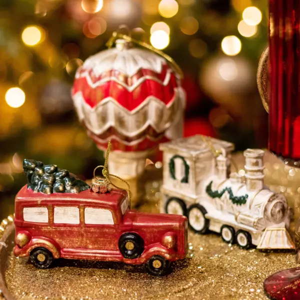 Lot de 3 suspensions (H7 cm) V�hicules Multicolore