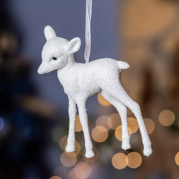 Confezione di 2 cerbiatto Margeriaz Bianco