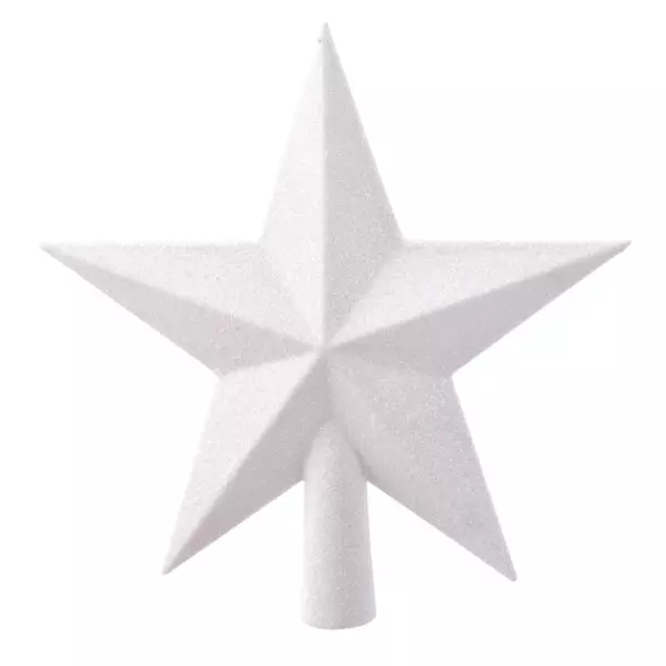 Puntale albero Alpine Bianco perlato