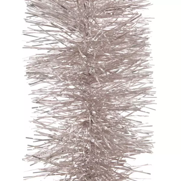 Guirnalda de Navidad (D10 cm) Luxe Alpine Rosa polvo
