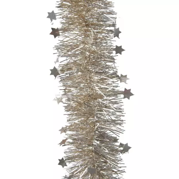 Guirnalda de Navidad (D9 cm) �toil�e Alpine Perla