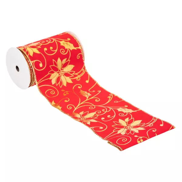Ghirlanda di Natale Poinsettia Rosso
