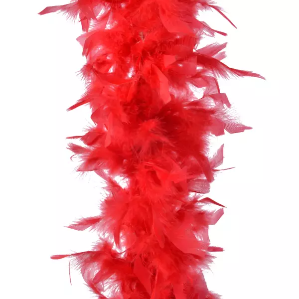 Ghirlanda Boa di piume Deluxe Rosso