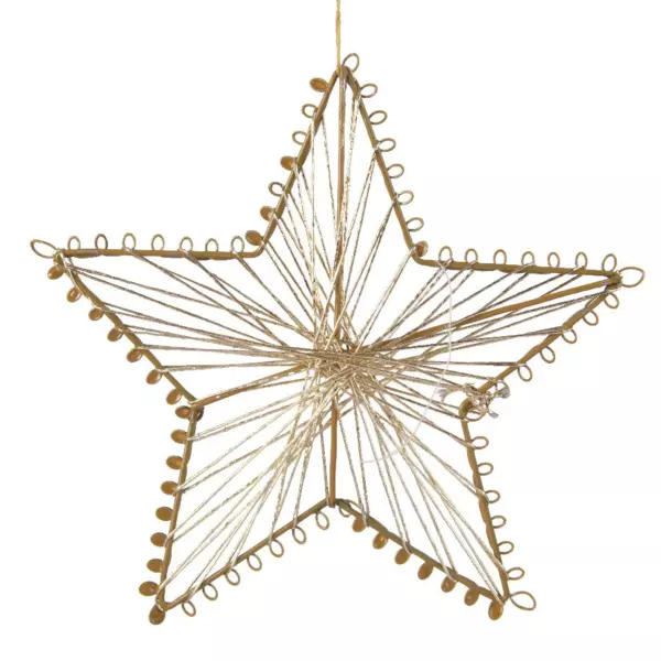 GL-Turelfies 12 fiori di Natale glitterati 15 cm, con 12 clip di Natale artificiali a forma di stella di Natale, per albero di Natale, decorazioni per albero di Natale (Blu