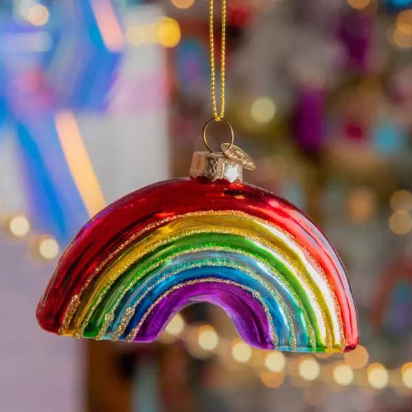Regenbogen zum Anhängen Mehrfarbig