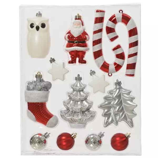 Kit di decorazioni di Natale Mana� Rosso