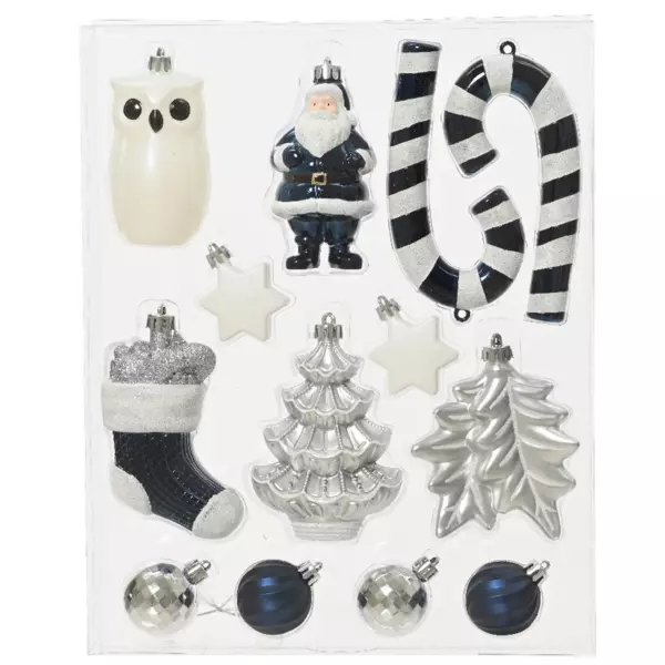 Kit de decoraci�n para �rbol de Navidad Mana� Plata