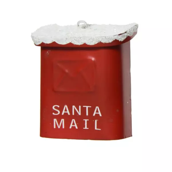 Kerst Brievenbus Santa Rood