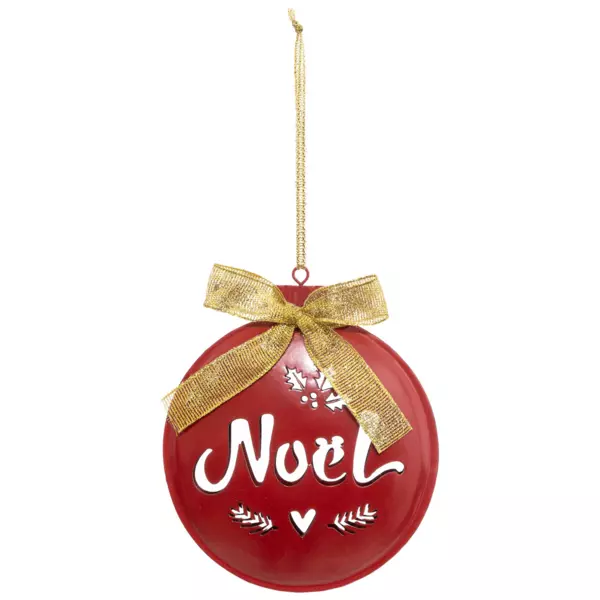 Kerst hangdecoratie Rond No�l Rood