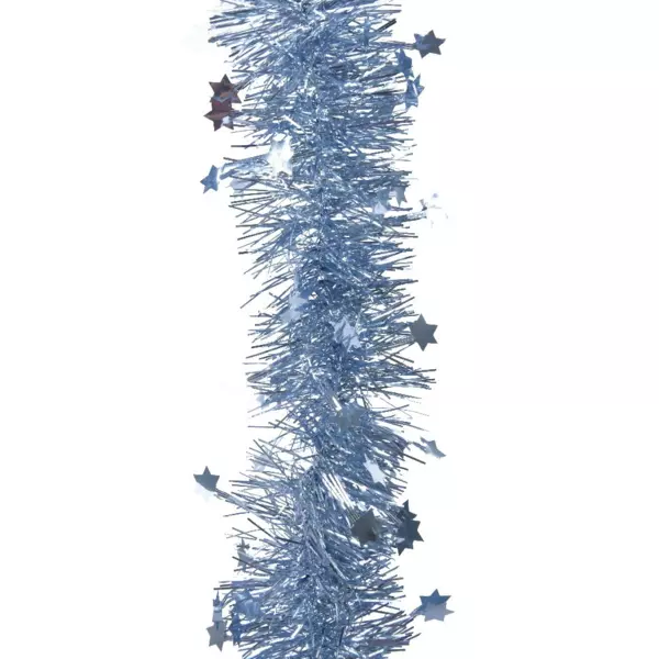 Guirlande de No�l (D9 cm) �toil�e Alpine Bleu vaporeux