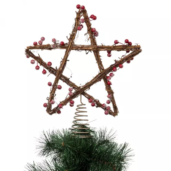 Topstjerne til juletr� med brune b�r