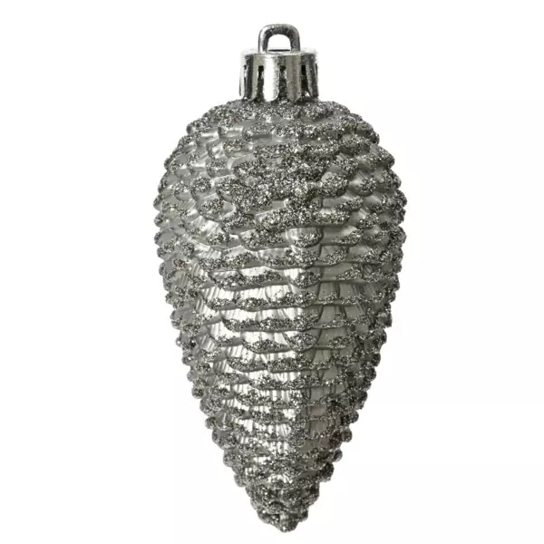 Set di 6 pigne Alpine Grigo marmo