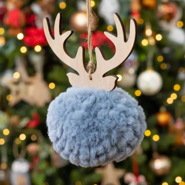 Rendier om op te hangen Blauw