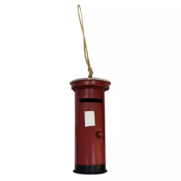 Boite aux lettres de No�l (H12 cm) Rouge