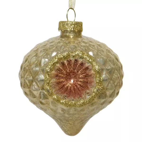 Suspension précieuse (H12 cm) Sphère d'Or