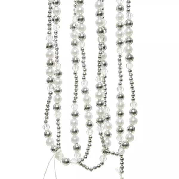 Slinger kraal Bianca zilver