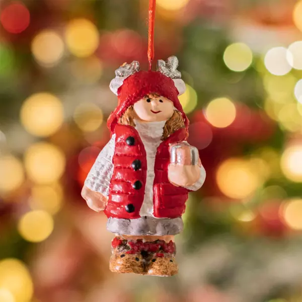 Adorno grande para colgar  Ch�rubine Rojo