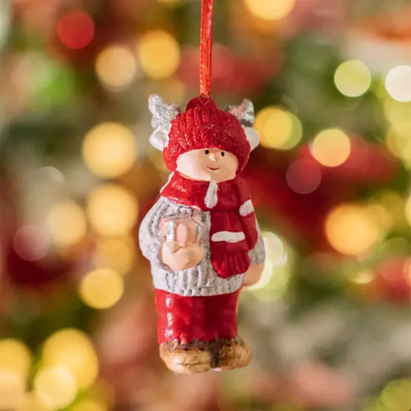 Adorno grande para colgar  Ch�rubin Rojo