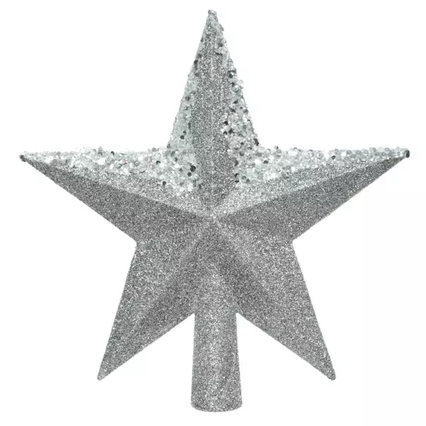 Puntale albero paillete Alpeo Argento