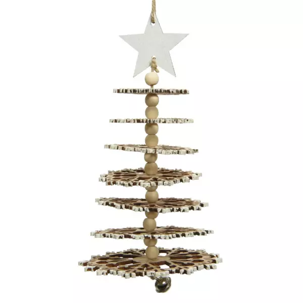 Alberi di Natale in legno Valdo Bianco