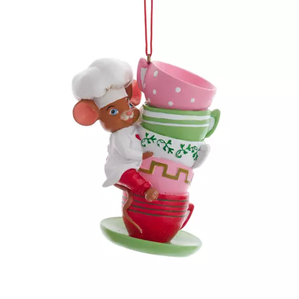 Souris de Noël (H8 cm) Lana Multicolore