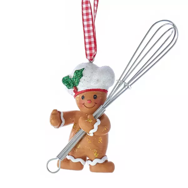 Hangdecoratie Whisk Bruin