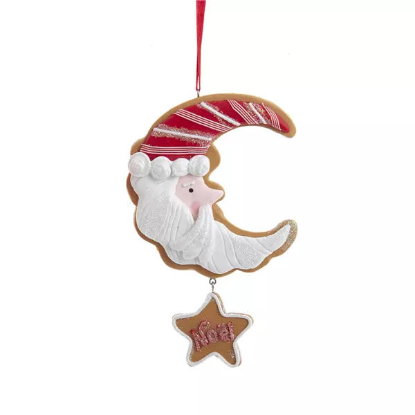 Weihnachtsmann Weihnachtsmann Mond Wei�