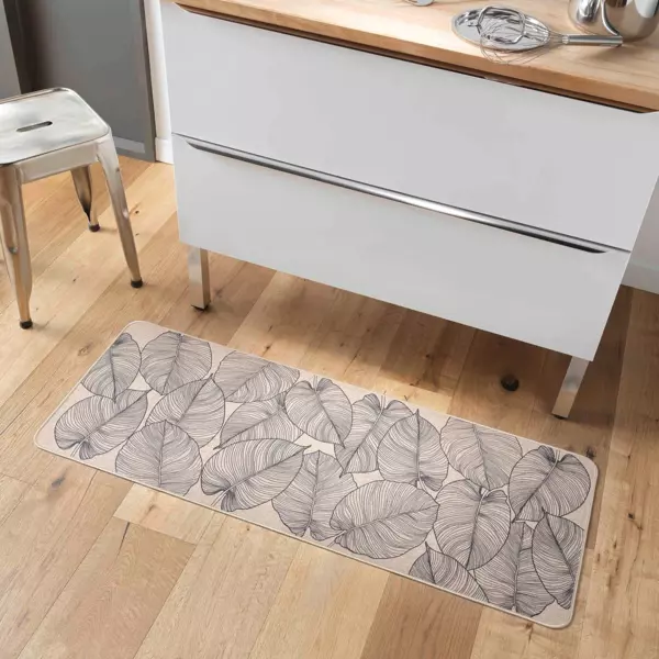 Tapis antid�rapant (45 x 120 cm) Jade Beige