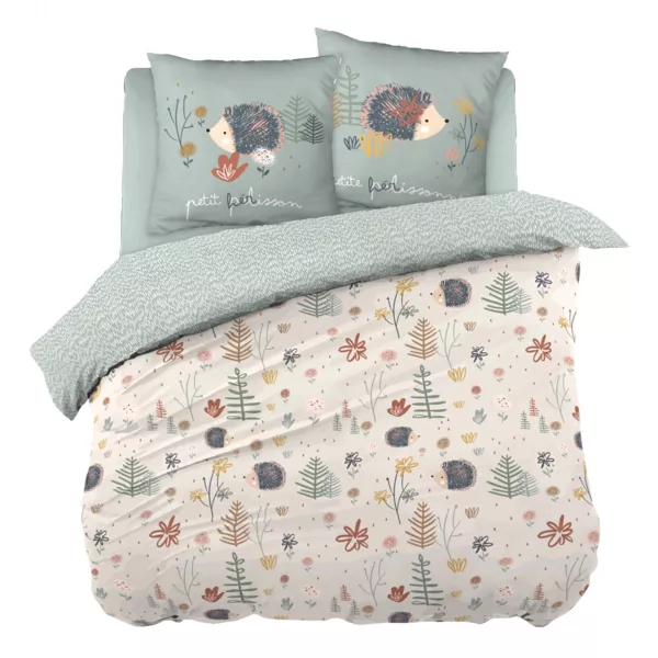 Copripiumino e due federe bambino cotone (200 cm) Polisson Multicolore