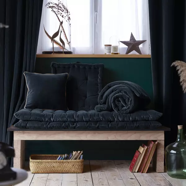 Bomuldsm�tte i fl�jl (60 x 120 cm) Victor Natbl�