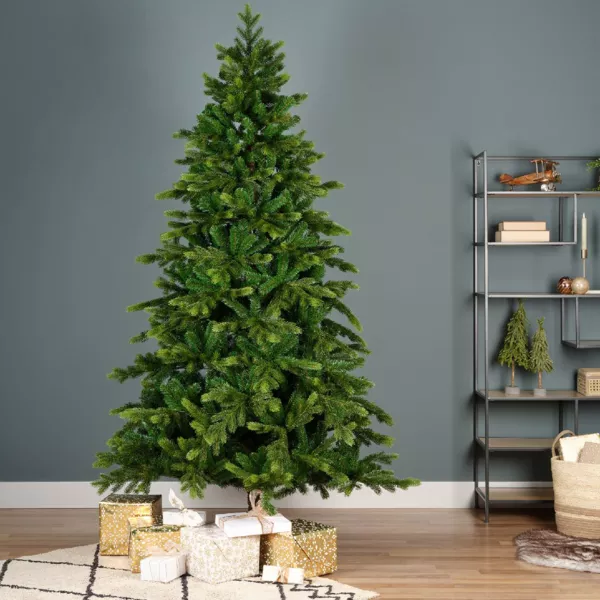 Albero di Natale artificiale Caucasia Nordmann Alt. 300 cm Verde abete
