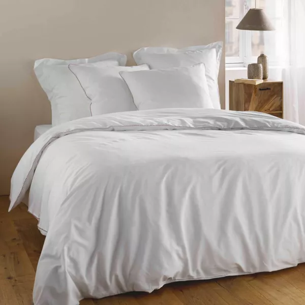 Biancheria da letto in cotone lavato a pelo corto - colore