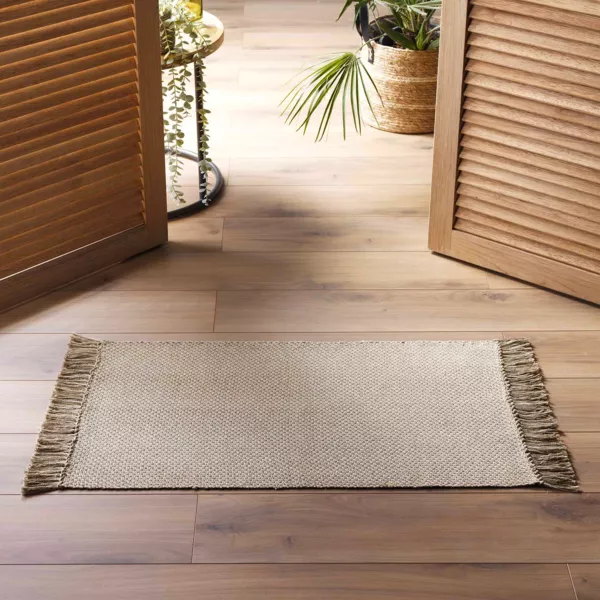 Tapis de salon coton (50 x 80 cm) Pietro Marron