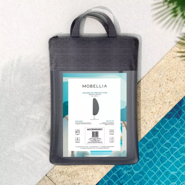 Funda de protecci�n Impermeable para Parasol  lateral H267 cm - Gris