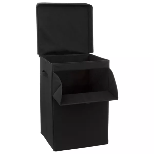 Faltbarer W�schekorb (36 x 36 x 55 cm) Colorama Schwarz