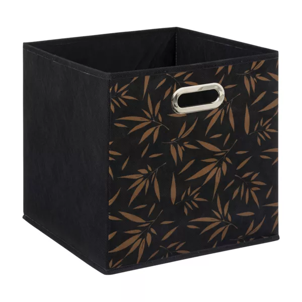 Faltbox (31 x 31 x 31 cm) Casual Schwarz
