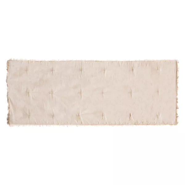 Materassino seduta cotone (60 x 180 cm) Rivi Bianco panna