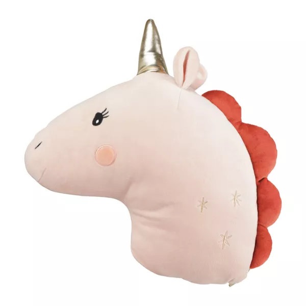 Kinder-Kissen (35 cm) Licorne Rosa