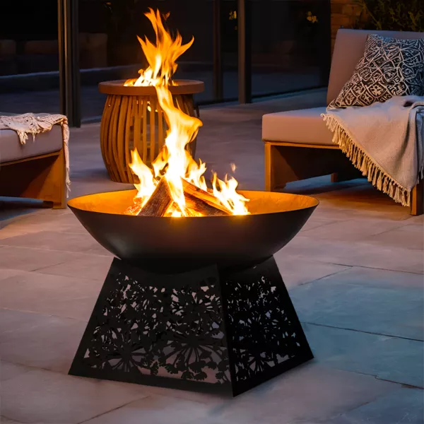 Outdoor-Feuerschale Veracruz - Schwarz