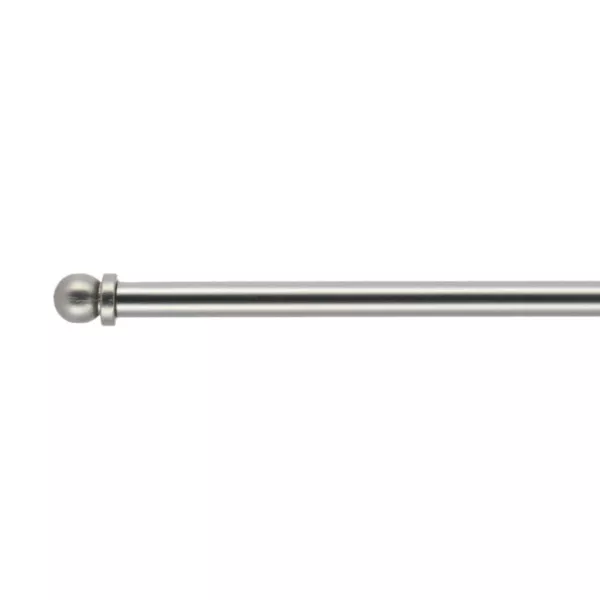 Barra extensible redonda para visillos (L60 - 80 cm /D7 mm) Pietro Plata