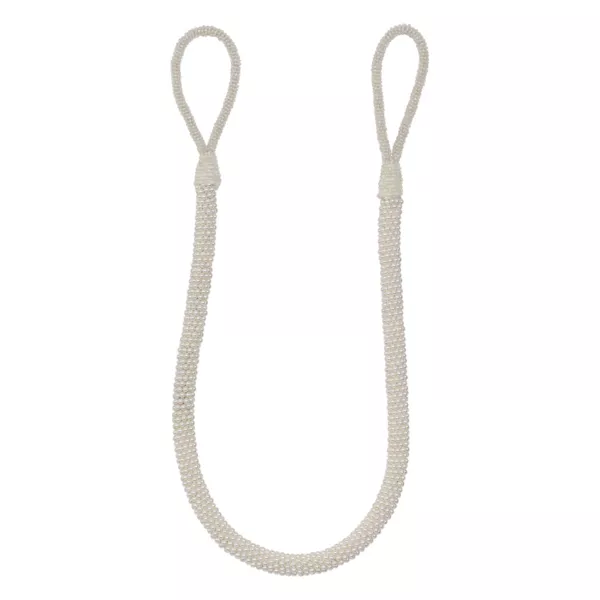Alzapa�os para cortina (80 cm) Pearl Blanco