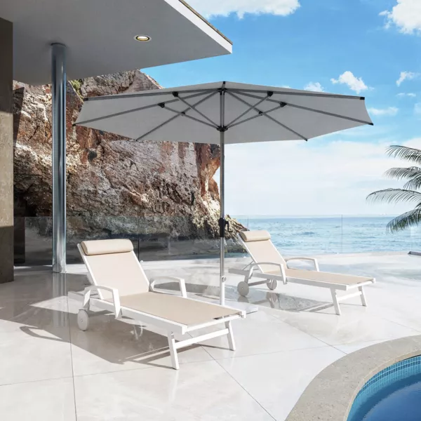 Sonnenliege Textilene Pirae - Cremewei�