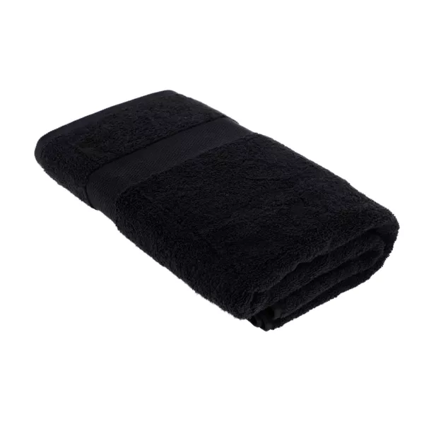 Serviette de bain coton (90 x 150 cm) Timeless Noire