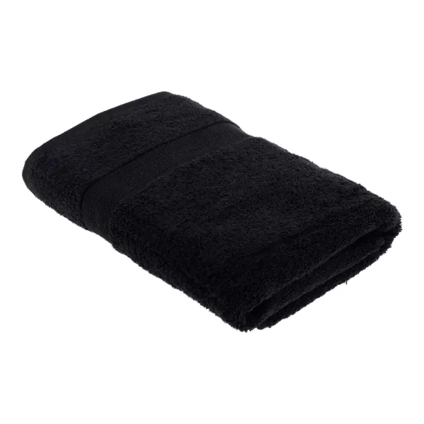Serviette de bain coton (70 x 130 cm) Timeless Noire