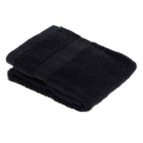Asciugamano da bagno cotone (30 x 50 cm) Timeless Nero