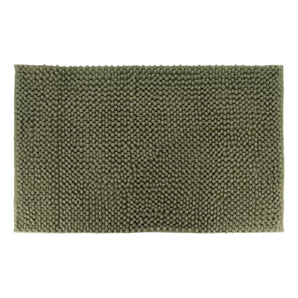 Tapis de bain microfibre (50 x 80 cm) Boules Vert kaki