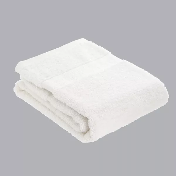 Serviette de bain coton (50 x 90 cm) Timeless Blanche