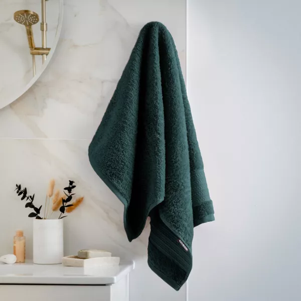 Asciugamano bagno cotone bio (50 x 90 cm) M�line Verde smeraldo